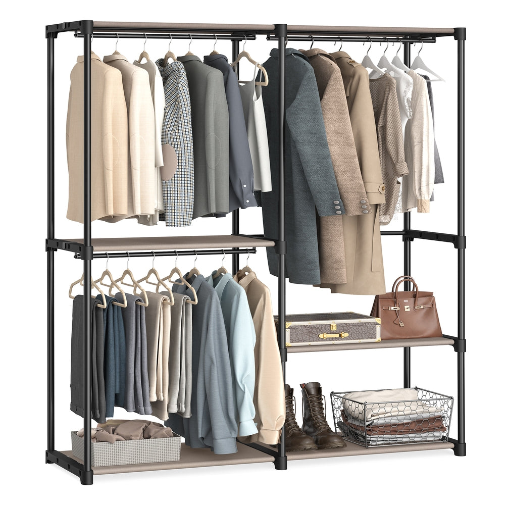 Freestanding Portable Closet With Shelves - product photo 41