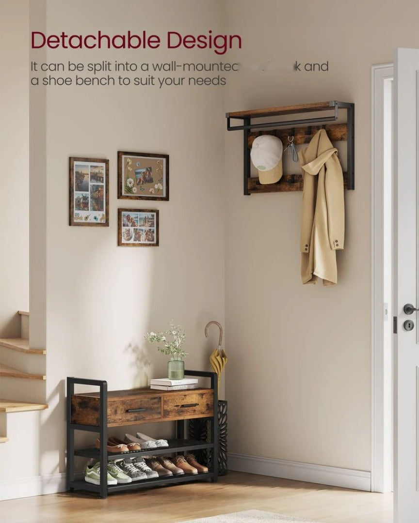 Hall Tree With Bench – product view 6 | Ridgefield Furniture