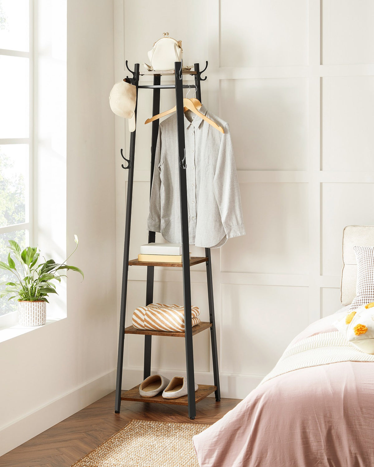 Hall Trees Free Standing With Hooks - product photo 03