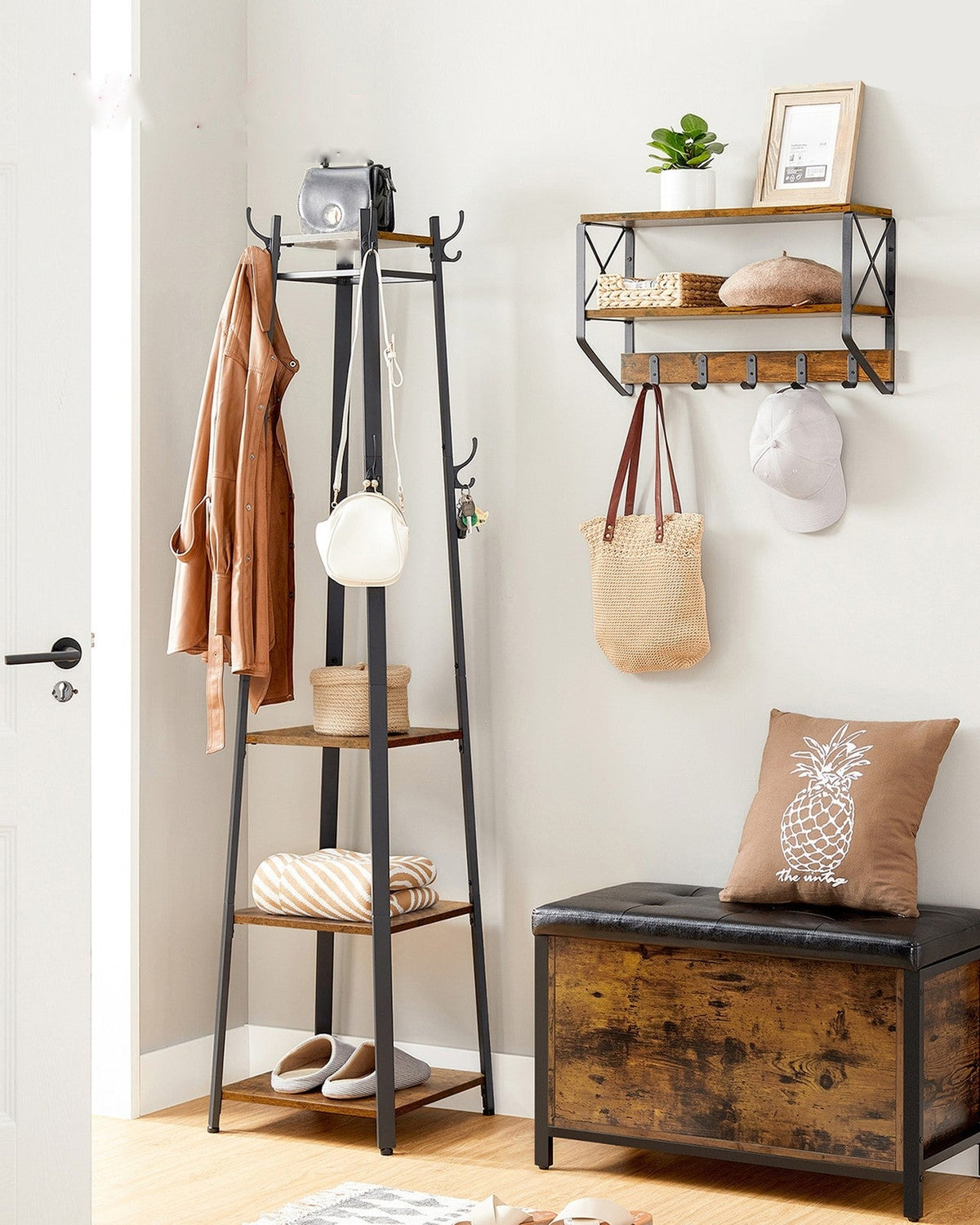Hall Trees Free Standing With Hooks - product photo 17