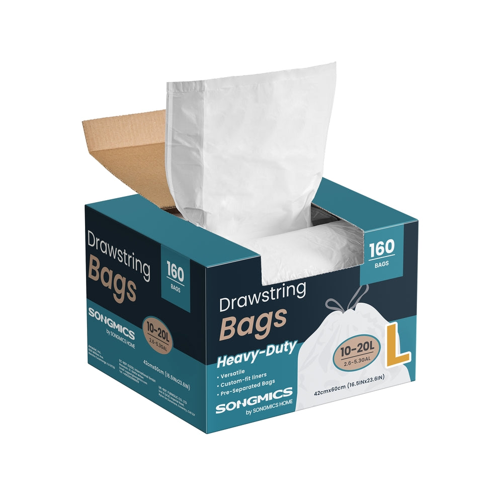Heavy-Duty Garbage Bags With Drawstrings - product photo 16