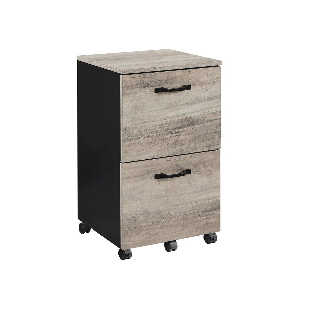 2 Drawer Rolling File Cabinet With Lockable Wheels – product view 4 | Ridgefield Furniture