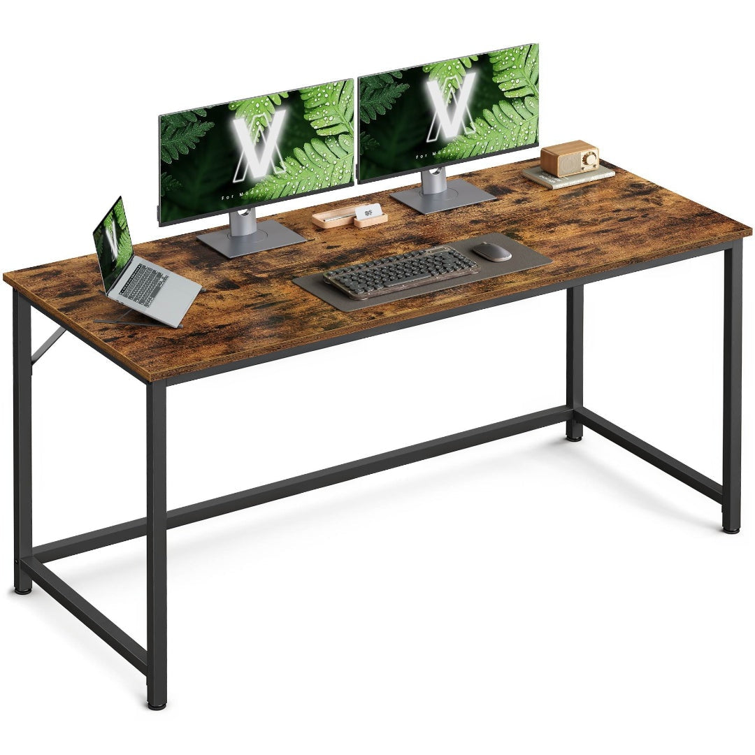 55 Inch Writing Desk For Home Office With Metal Frame – product view 1 | Ridgefield Furniture
