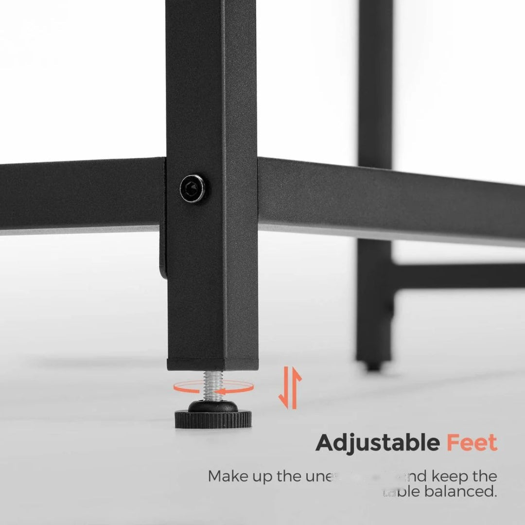 55 Inch Writing Desk For Home Office With Metal Frame – product view 7 | Ridgefield Furniture
