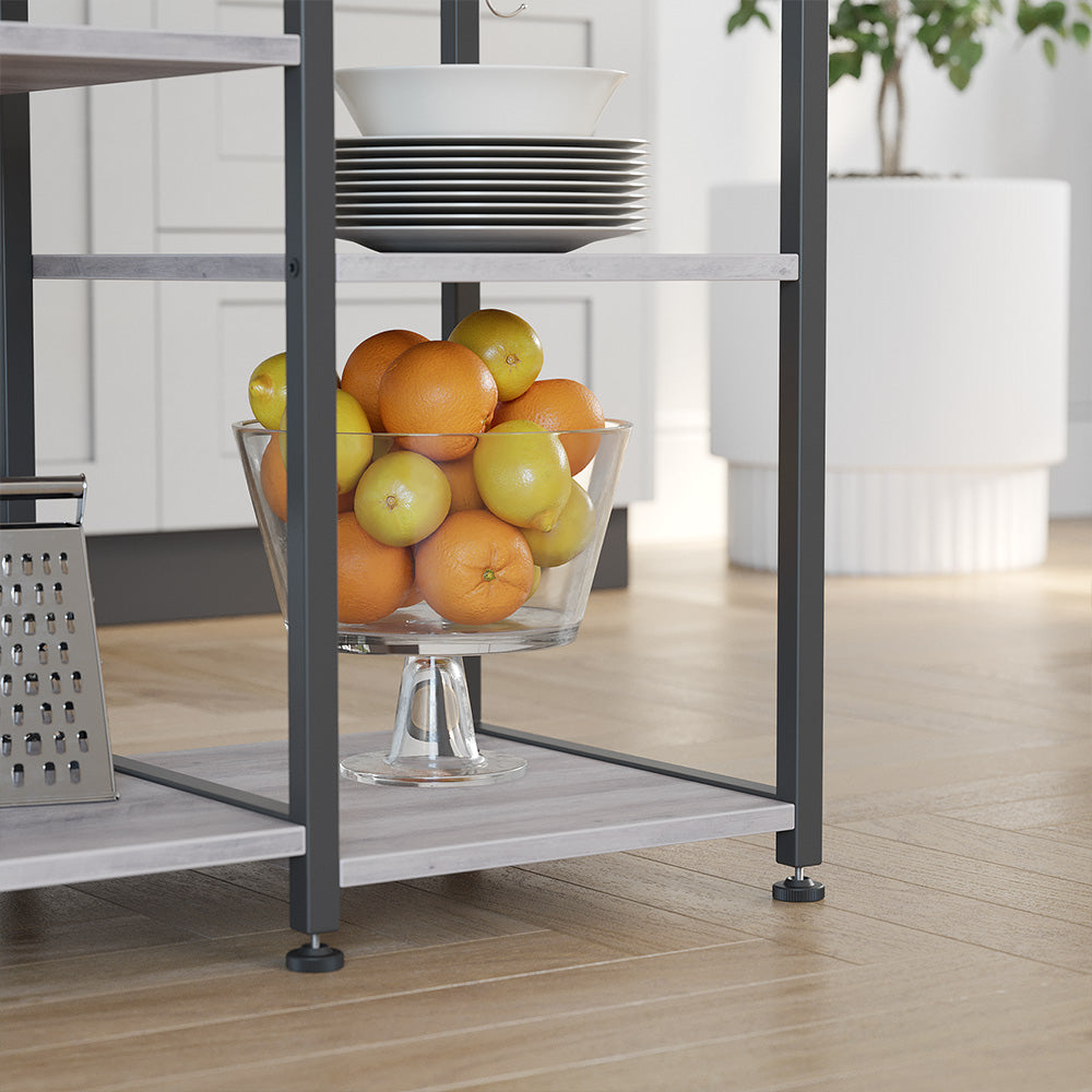 Industrial Brown Baker’s Rack With Shelves - product photo 13