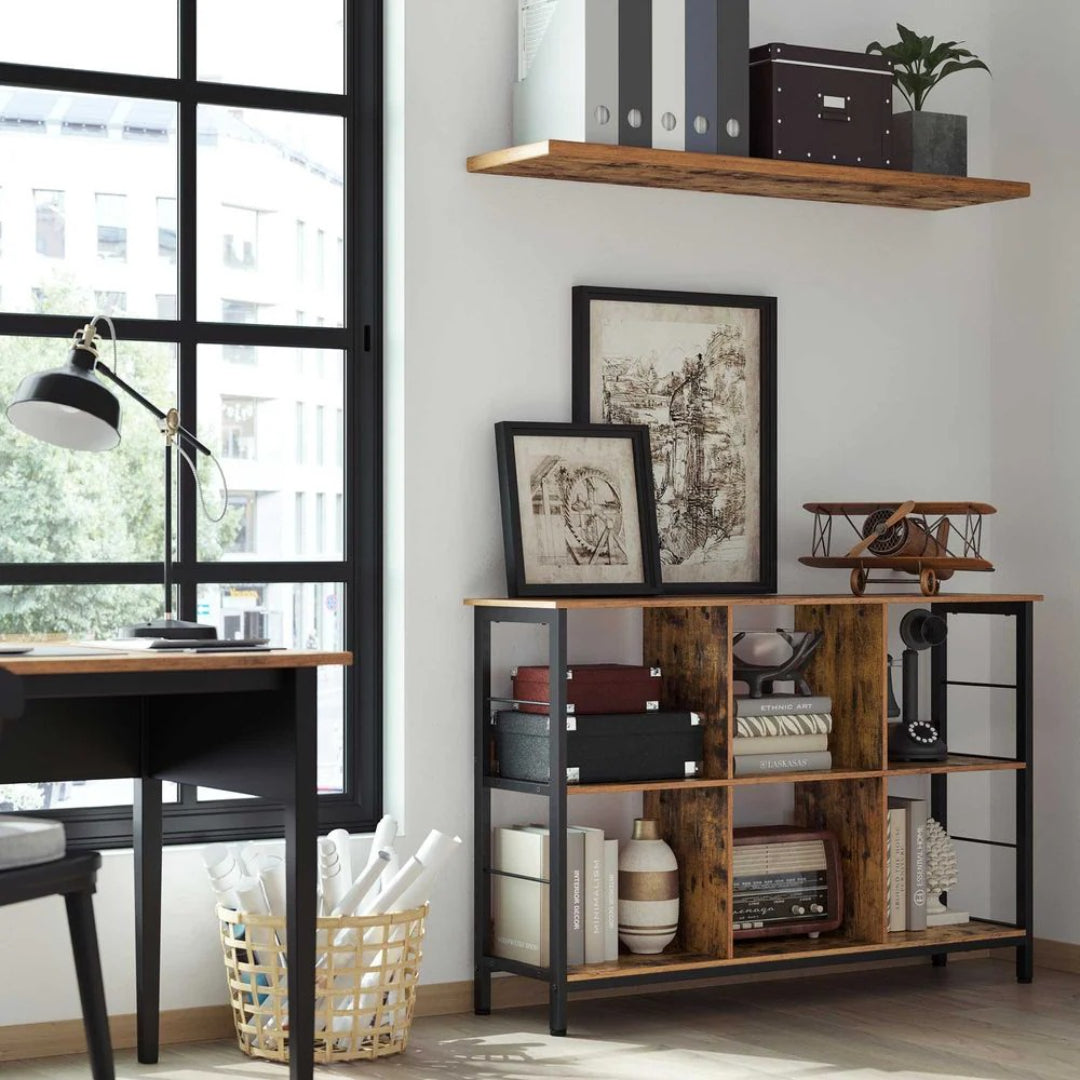 Bookshelf With Storage Cubes – product view 3 | Ridgefield Furniture