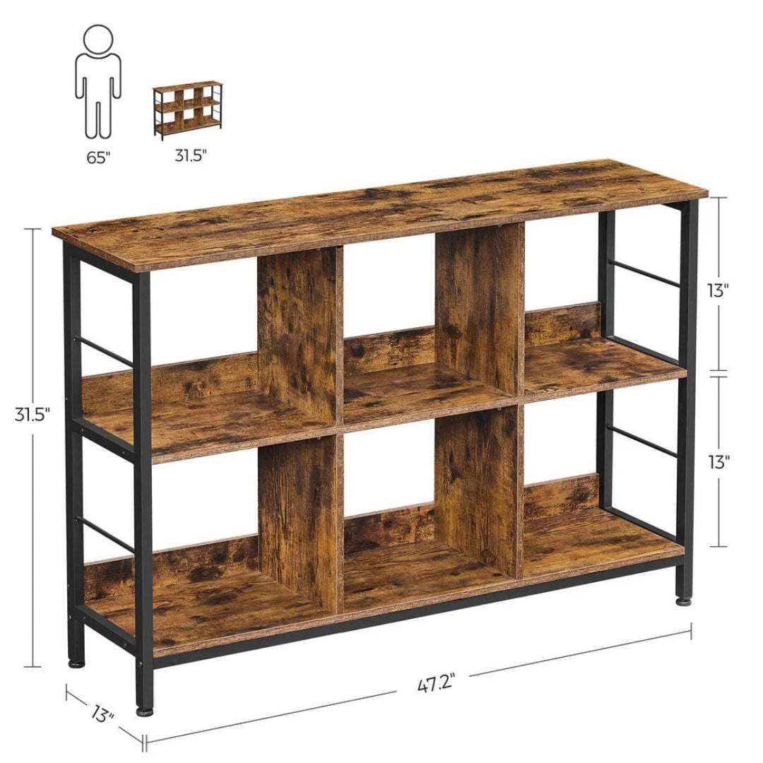 Bookshelf With Storage Cubes – product view 5 | Ridgefield Furniture