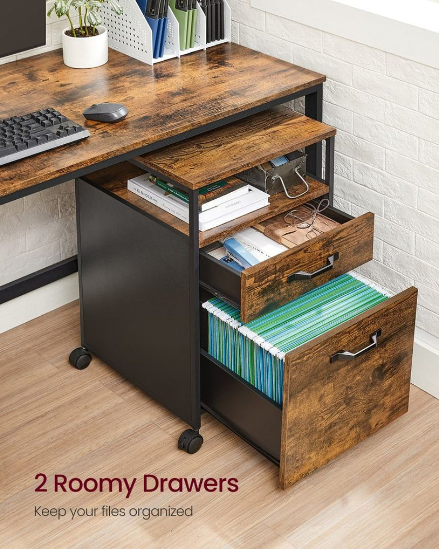 Mobile Filing Cabinet With Wheels – product view 3 | Ridgefield Furniture