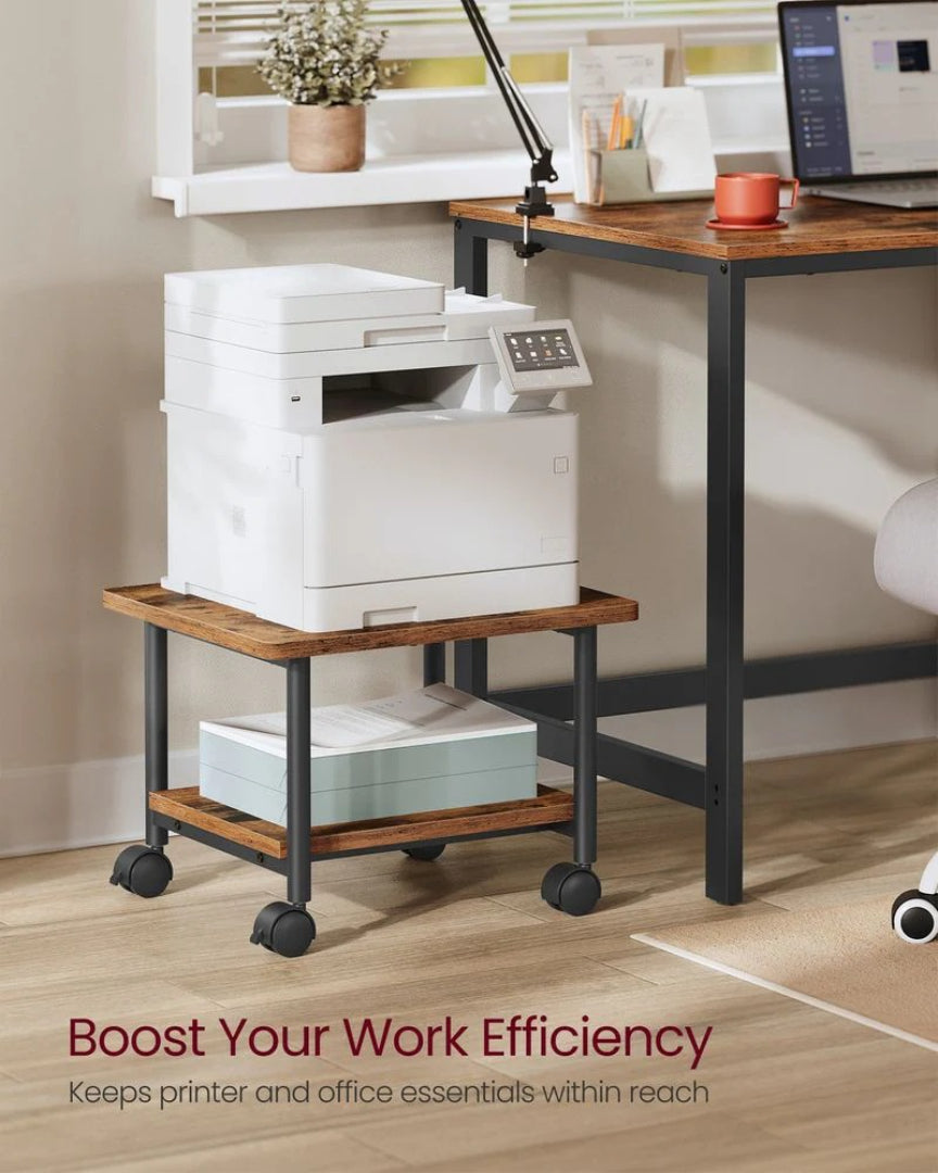 Under Desk Printer Stand With Wheels – product view 4 | Ridgefield Furniture