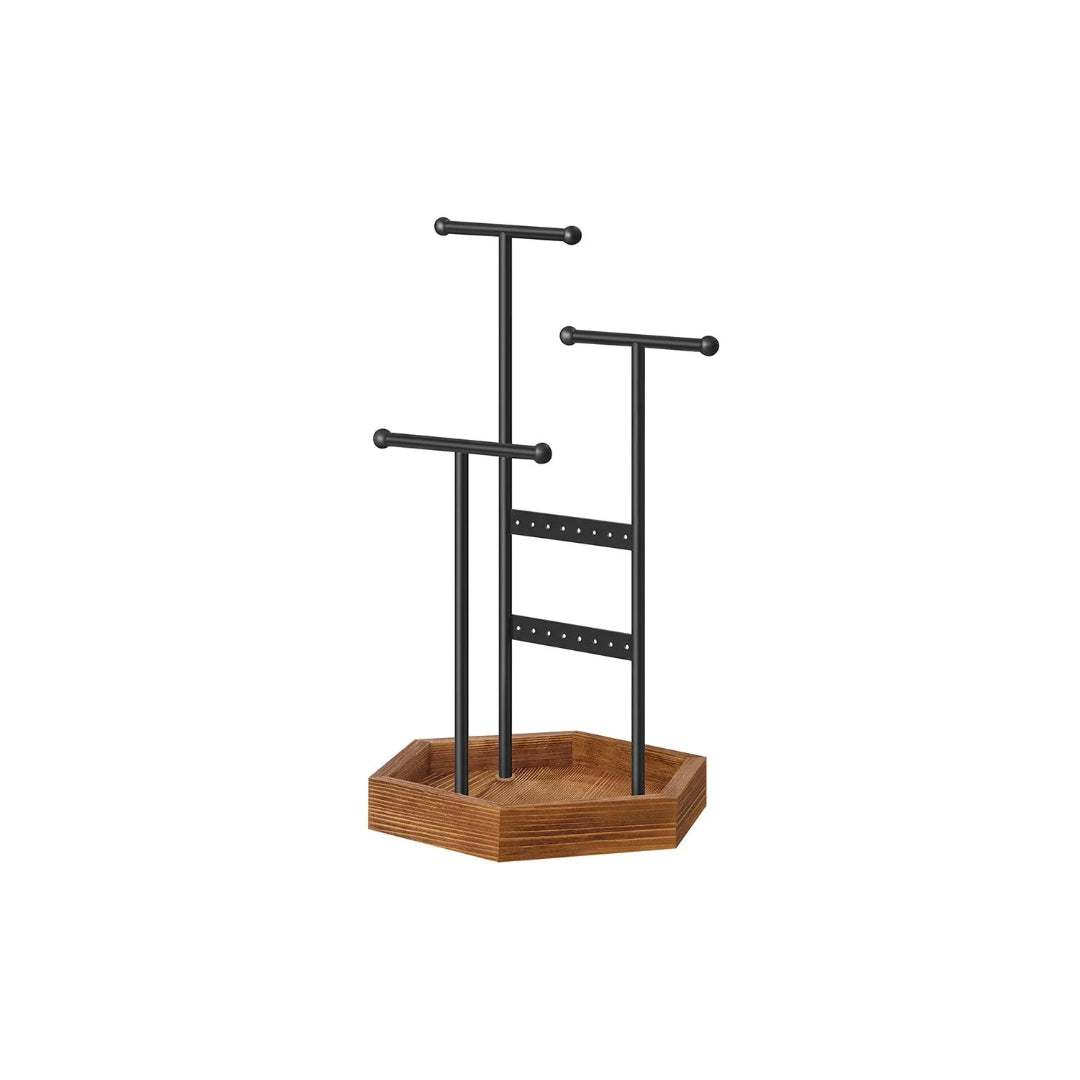 Jewelry Holder Stand With Metal Frame And Tray – product view 1 | Ridgefield Furniture