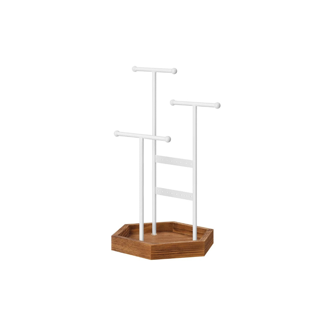 Jewelry Holder Stand With Metal Frame And Tray – product view 3 | Ridgefield Furniture