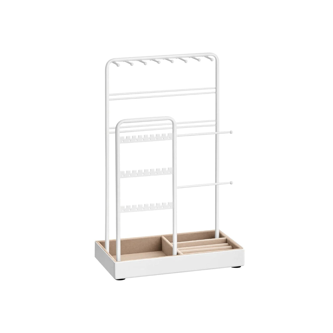 Jewelry Holder Stand With Metal Frame And Velvet Tray – product view 3 | Ridgefield Furniture