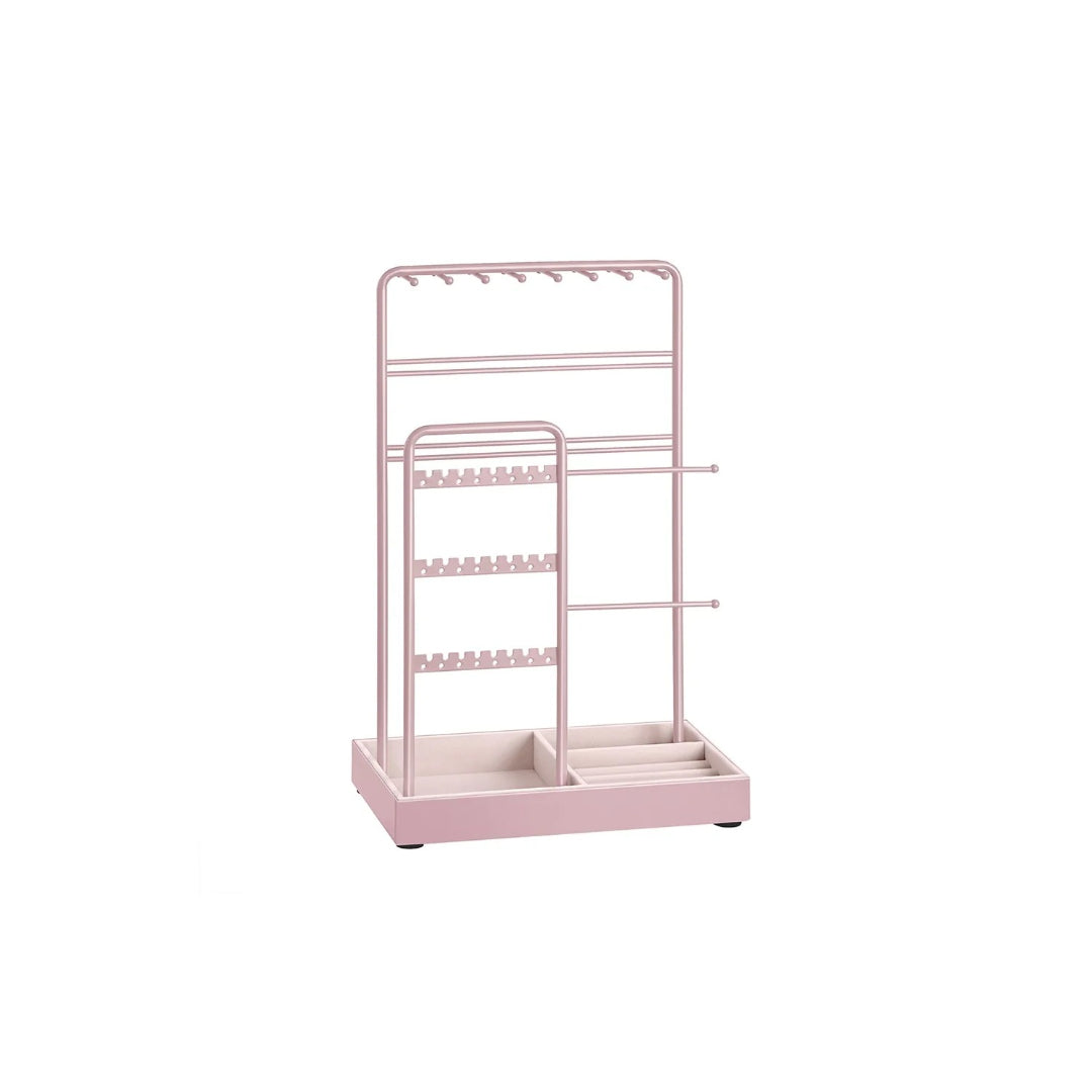Jewelry Holder Stand With Metal Frame And Velvet Tray – product view 6 | Ridgefield Furniture