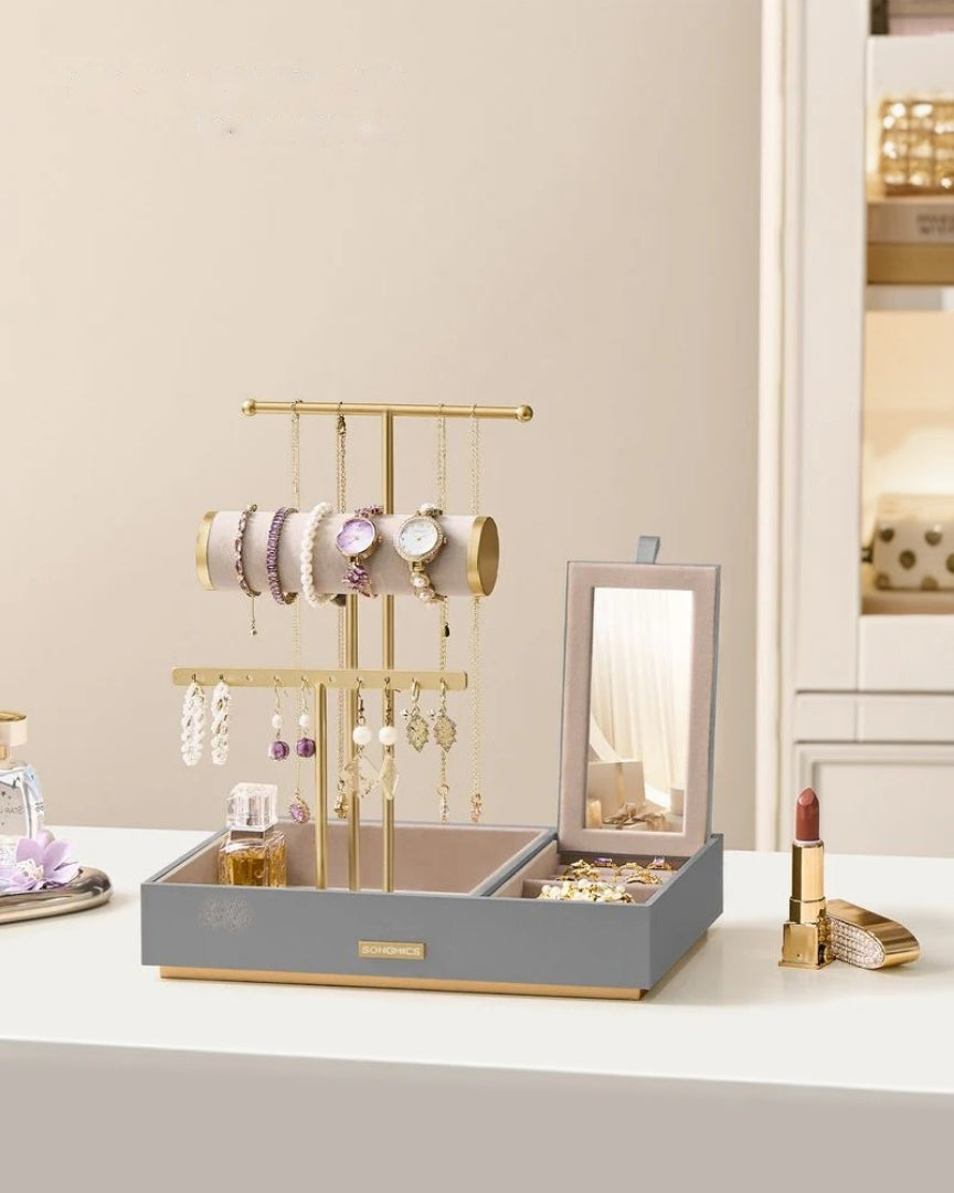Jewelry Holder Stand With Necklace Bracelet And Earring Rack – product view 4 | Ridgefield Furniture