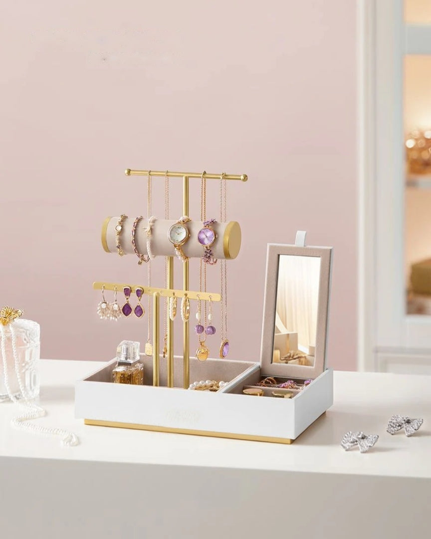 Jewelry Holder Stand With Necklace Bracelet And Earring Rack – product view 10 | Ridgefield Furniture