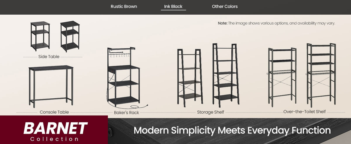 Kitchen Bakers Rack With Power Outlet And Flexible Shelving - product photo 19