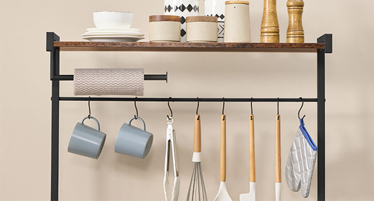 Kitchen Bakers Rack With Power Outlet - product photo 16