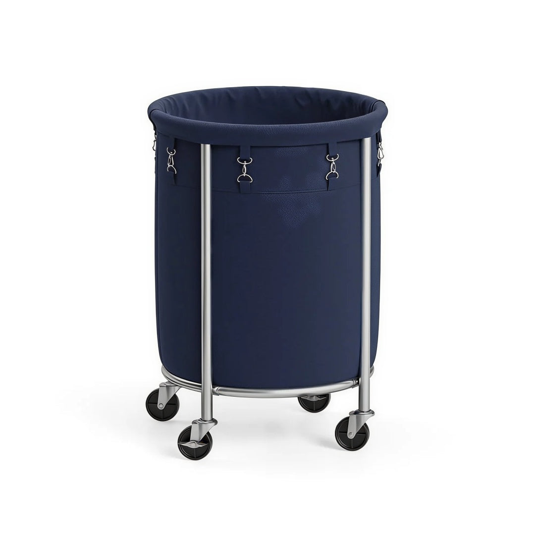 Laundry Basket With Wheels 29 Gallon Removable Bag 28in High – product view 4 | Ridgefield Furniture
