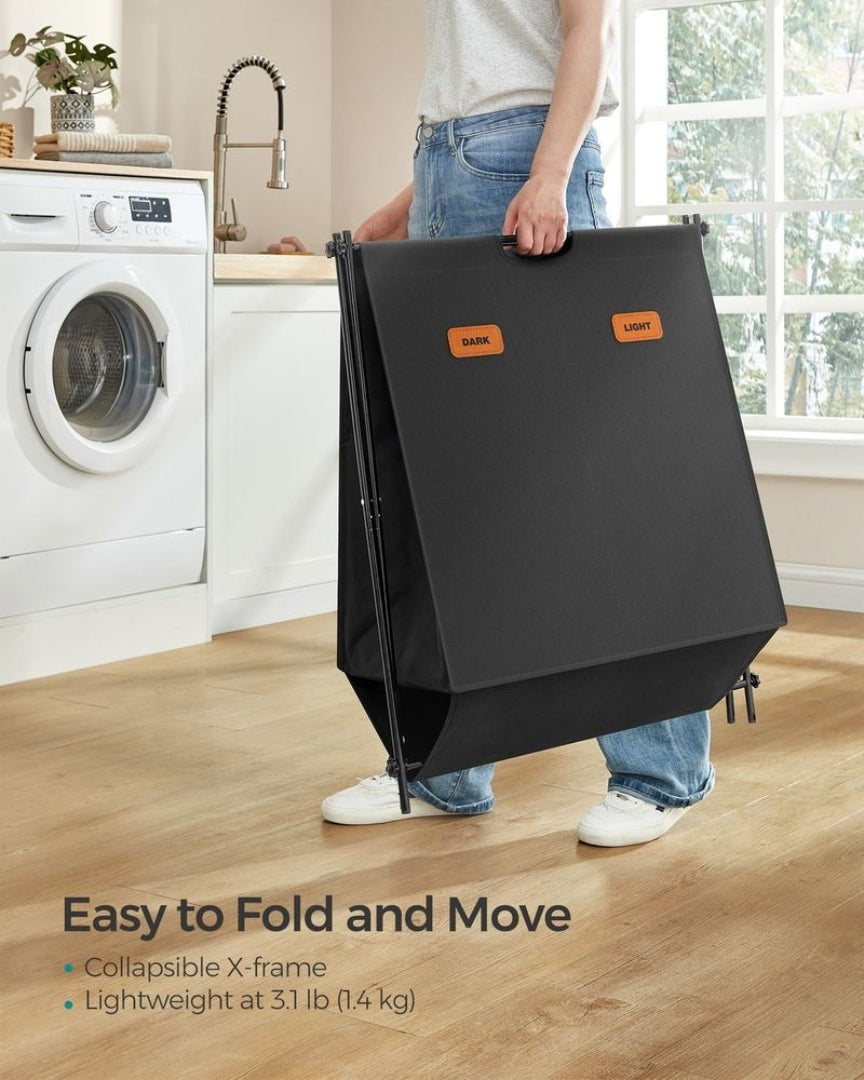 Laundry Hamper 4 Section 40.9 Gallon Collapsible Sorter – product view 9 | Ridgefield Furniture
