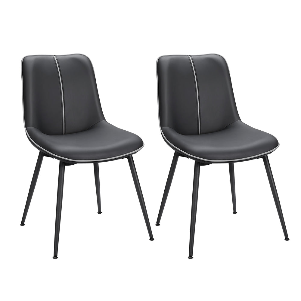 Leather Dining Chairs Set - product photo 01