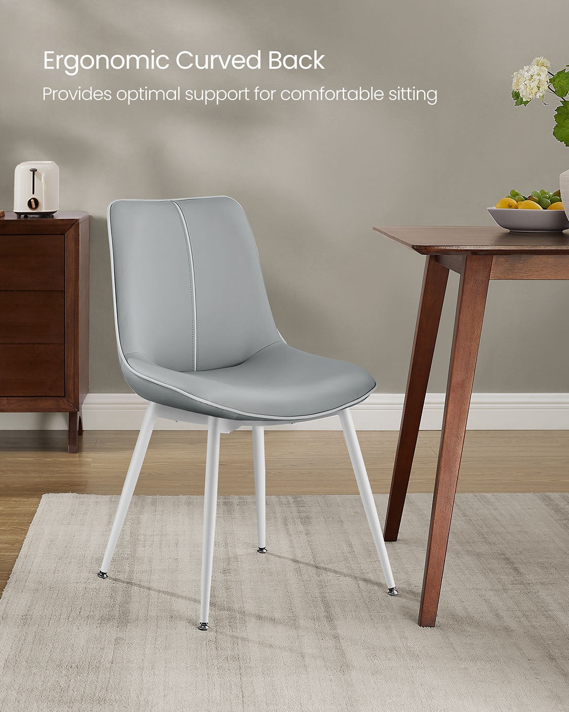 Leather Dining Chairs Set - product photo 27