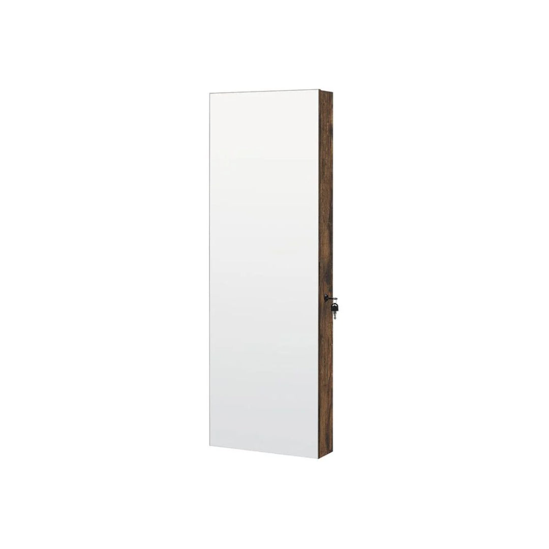 LED Mirror Jewelry Cabinet Armoire Wall Or Door Mounted – product view 16 | Ridgefield Furniture