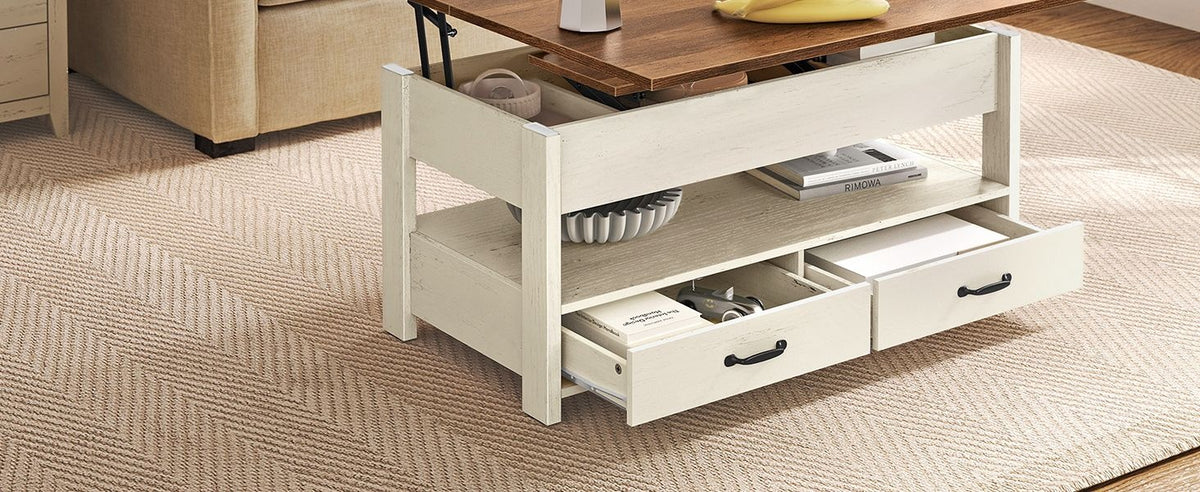 Lift Top Coffee Table With Storage Compartment And Sturdy Frame - product photo 17