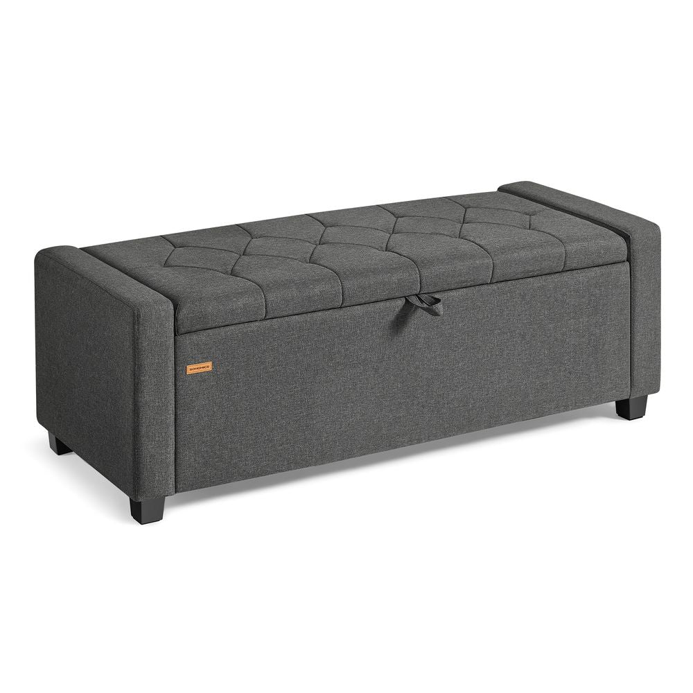 Linen Storage Ottoman Bench For Bedroom Or Living Room - product photo 01