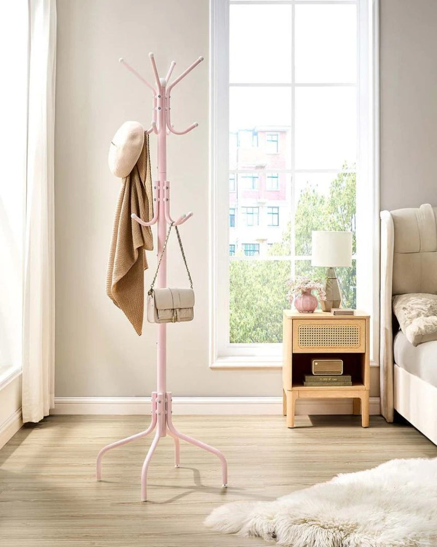 Freestanding Coat Rack With 12 Hooks & 4 Leg Base Stand – product view 15 | Ridgefield Furniture