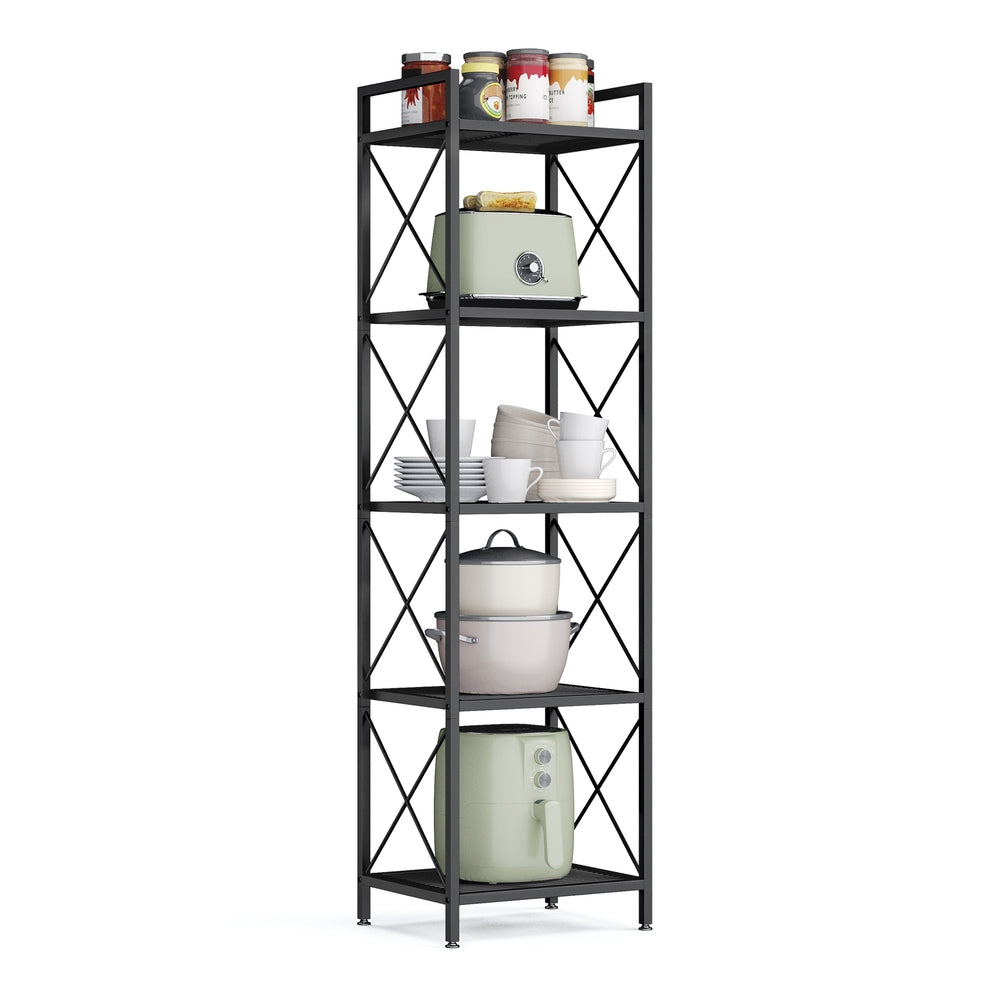 Metal Storage Shelf With X Side Frames - product photo 01