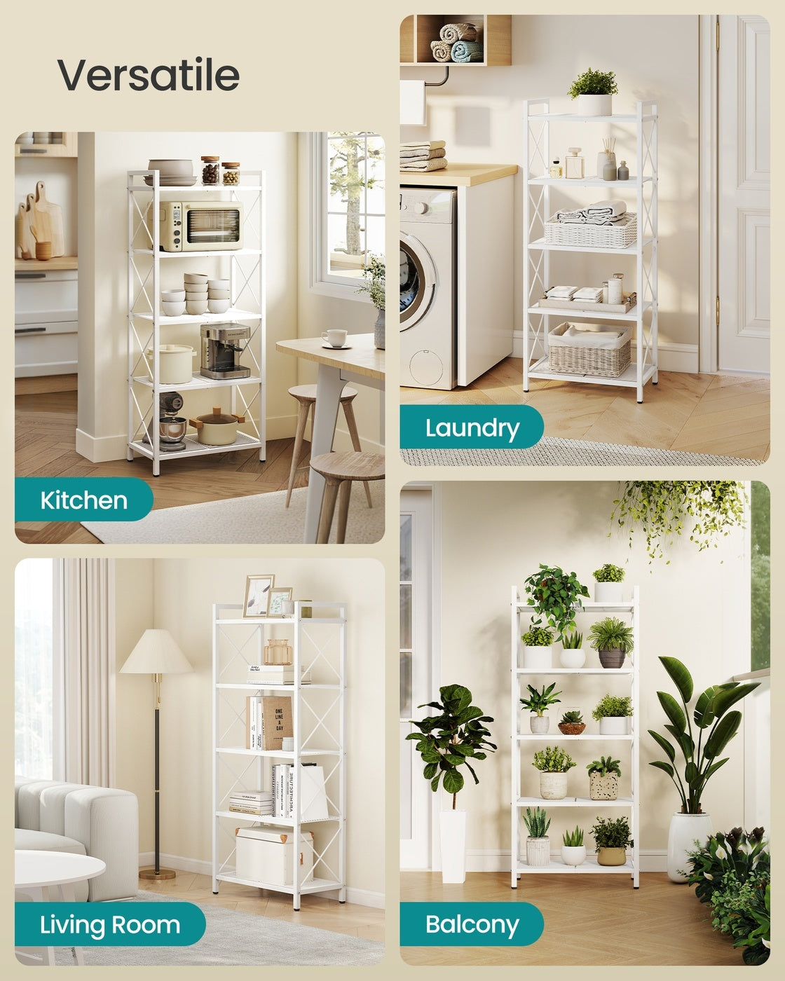 Metal Storage Shelf With X Side Frames - product photo 20