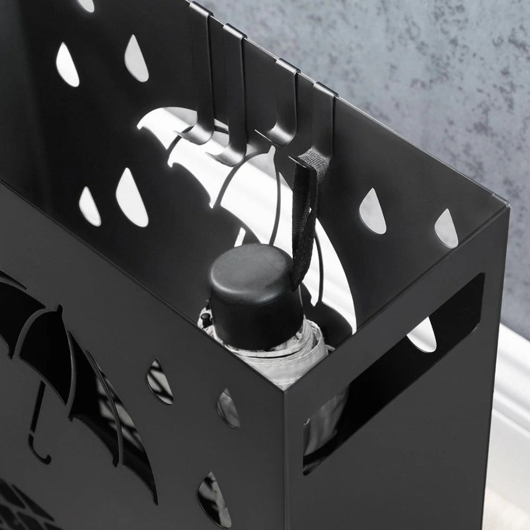 Metal Umbrella Stand With Cutout Design – product view 6 | Ridgefield Furniture