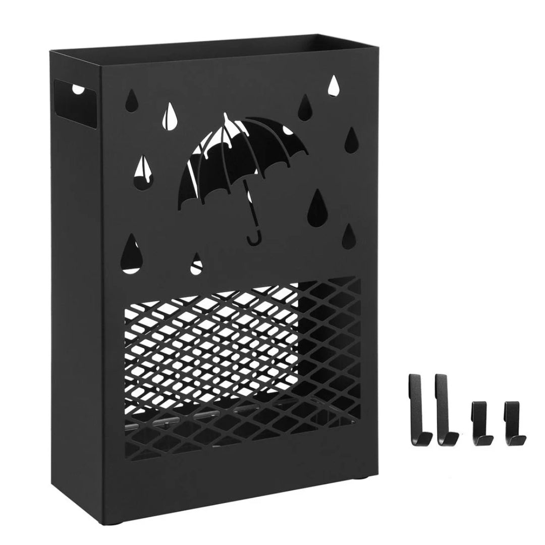 Metal Umbrella Stand With Cutout Design – product view 8 | Ridgefield Furniture