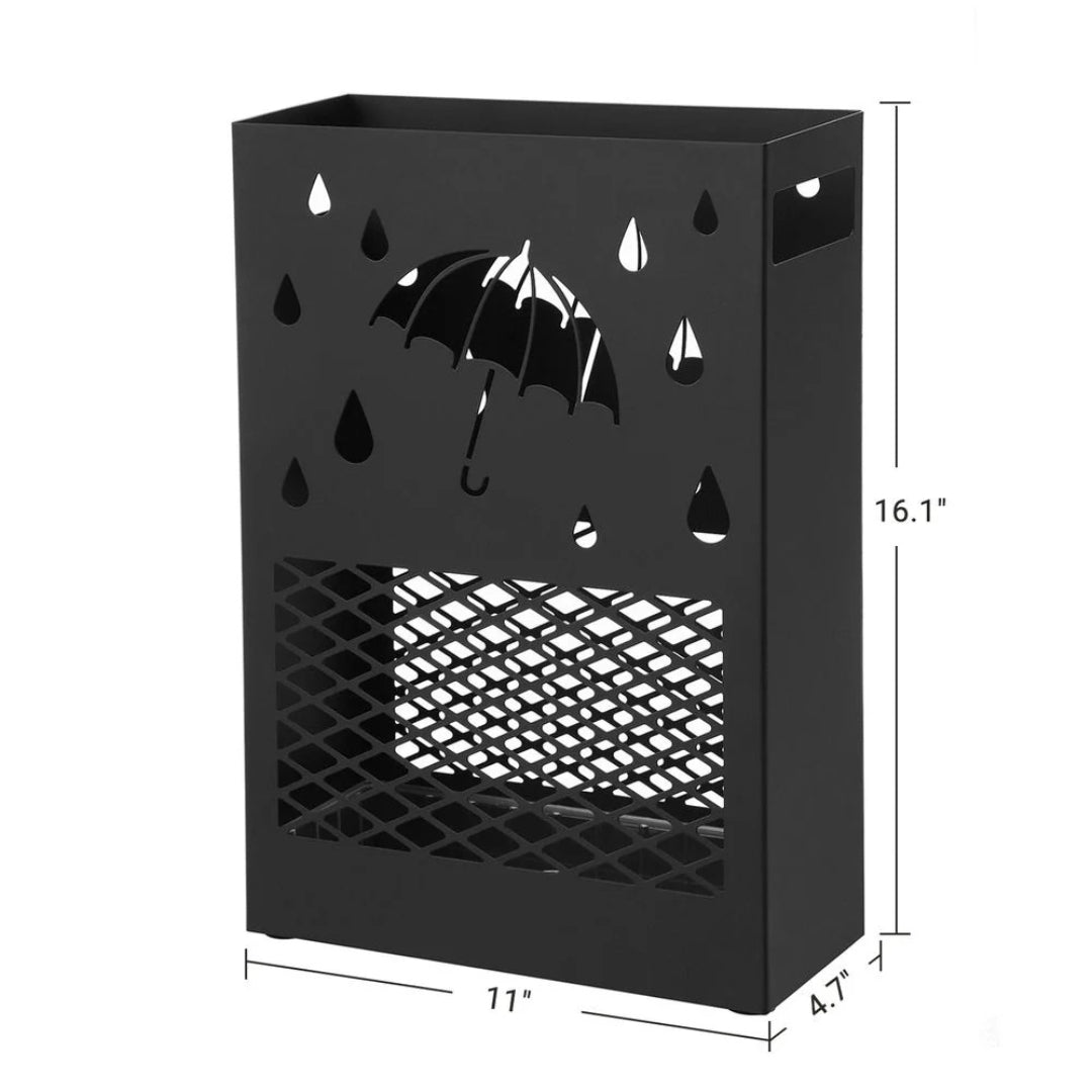 Metal Umbrella Stand With Cutout Design – product view 9 | Ridgefield Furniture