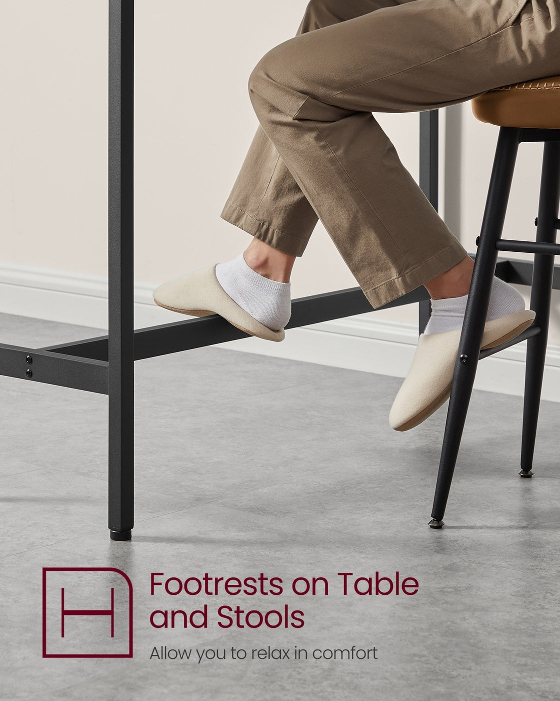 Narrow Bar Table With Metal Frame - product photo 19