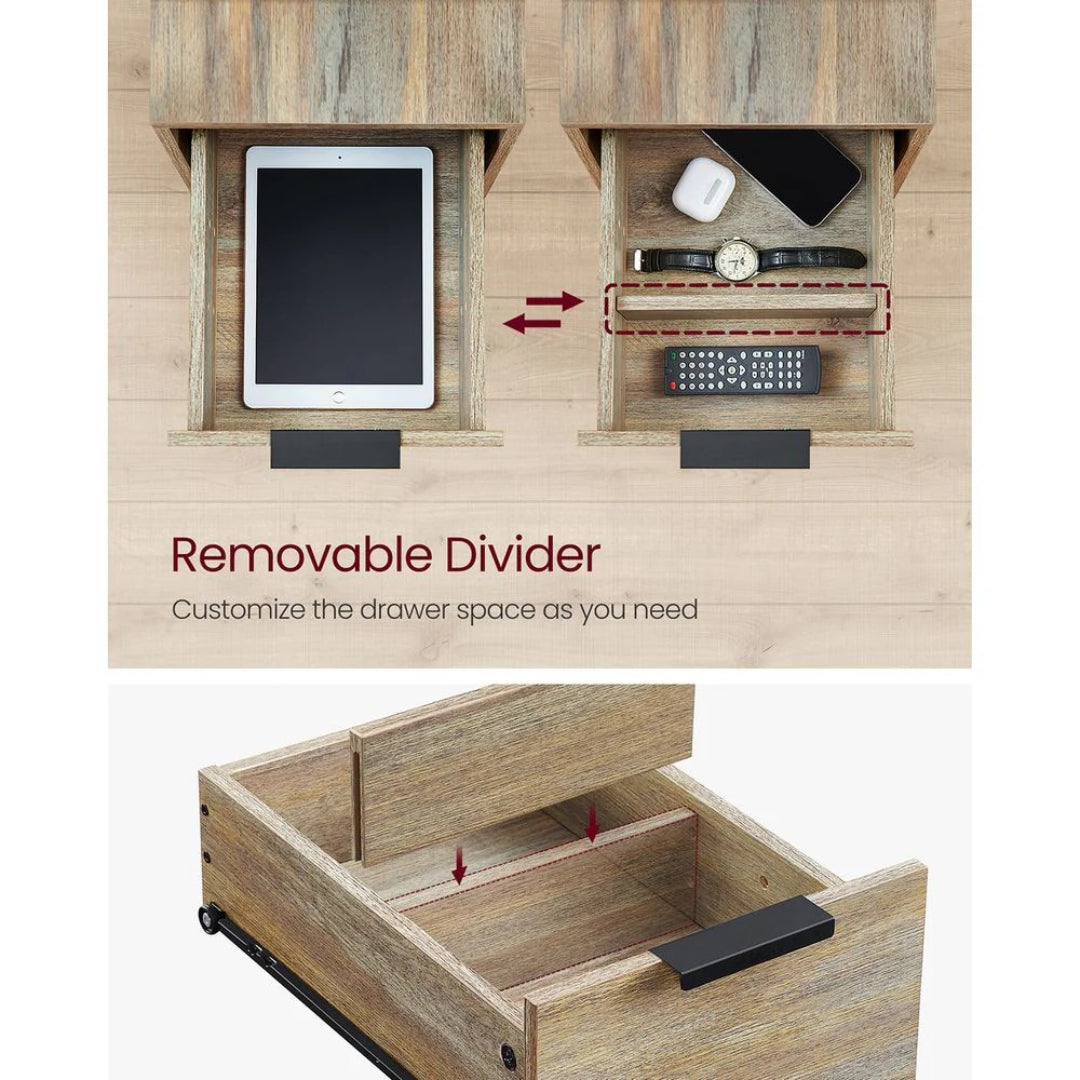 Narrow End Table With Charging Station And 2 Drawers – product view 15 | Ridgefield Furniture