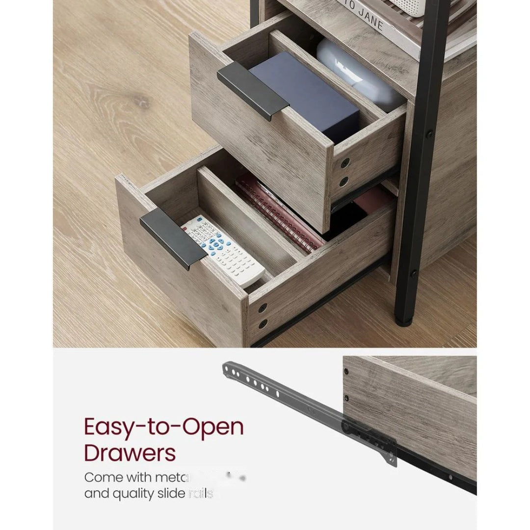Narrow End Table With Charging Station And 2 Drawers – product view 30 | Ridgefield Furniture