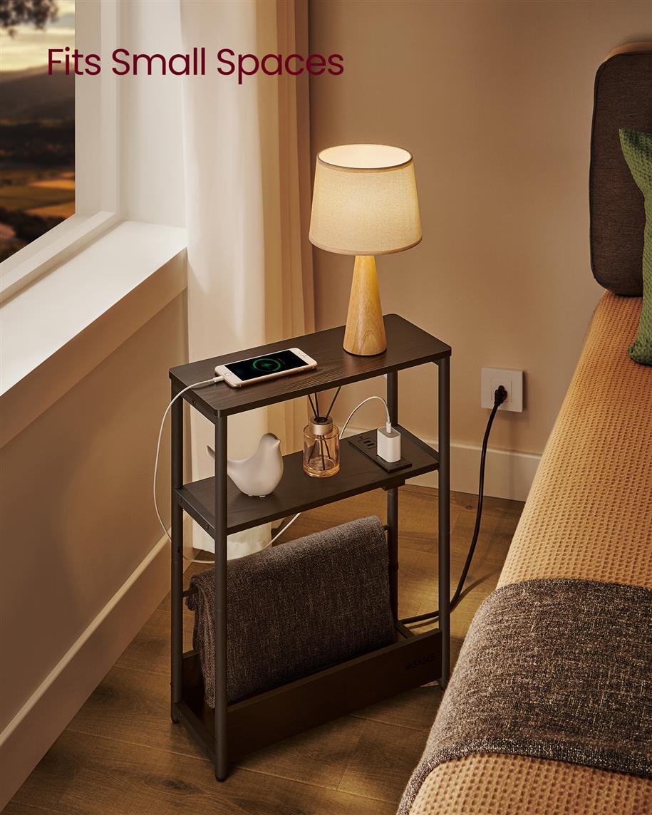 Narrow Side Table With Charging Station - product photo 20