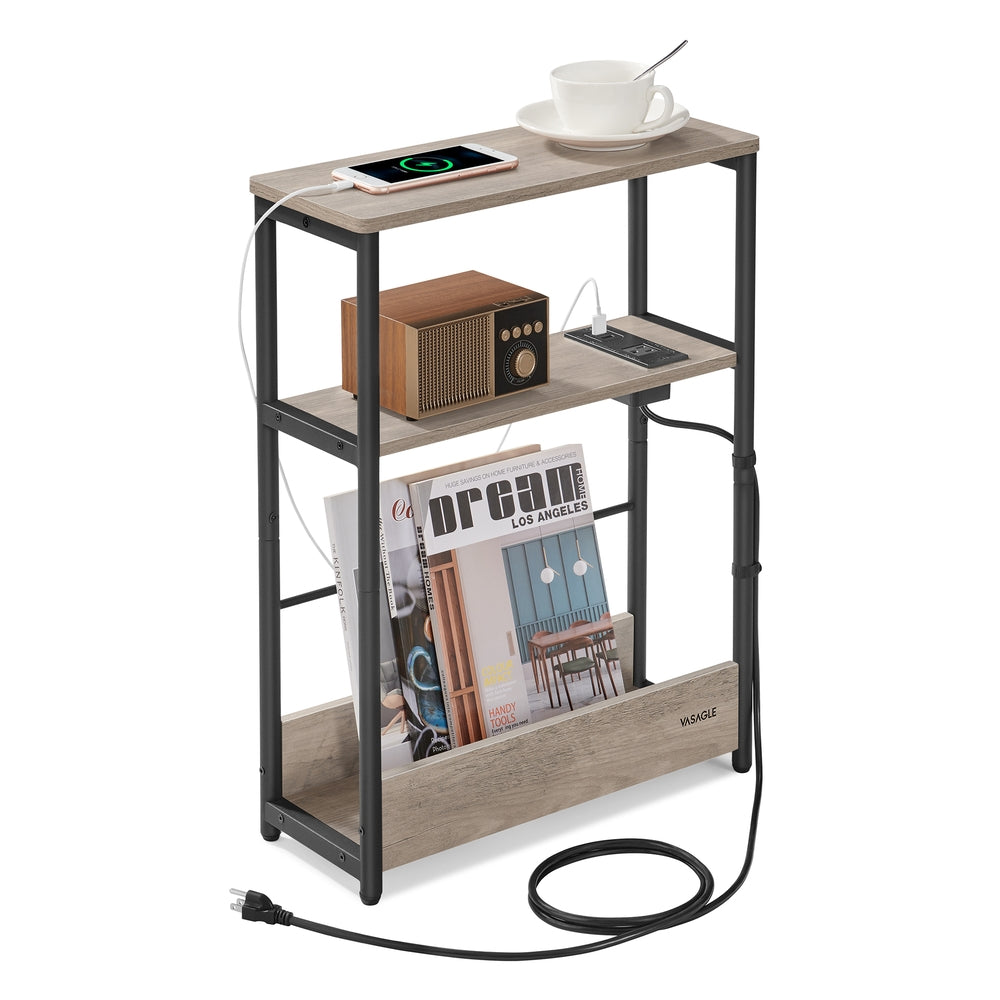 Narrow Side Table With Charging Station - product photo 26