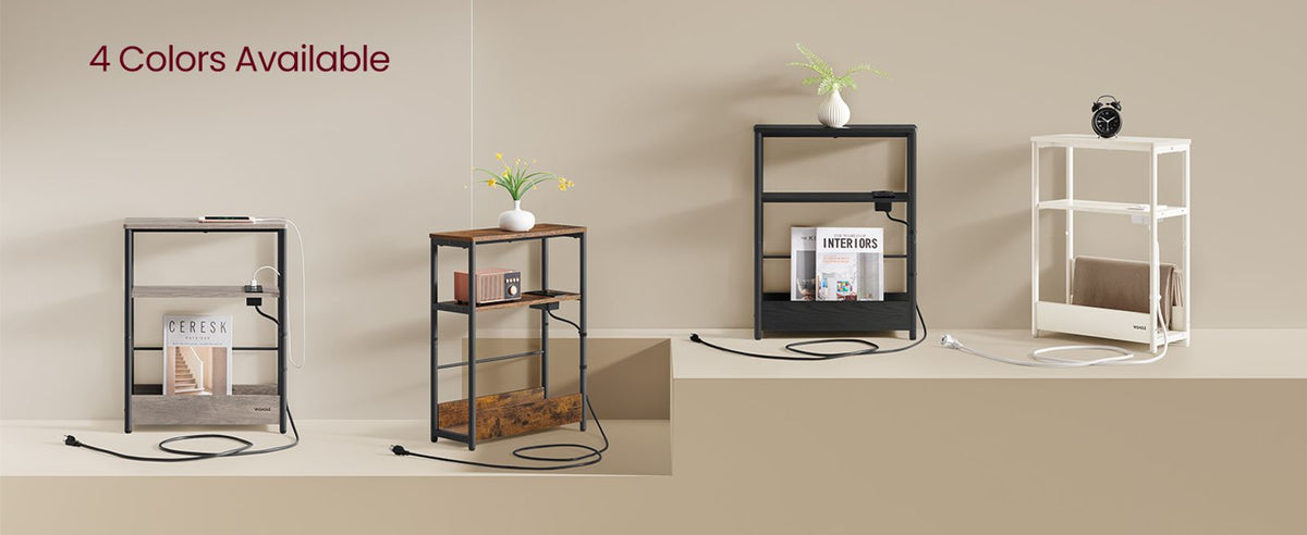 Narrow Side Table With Charging Station - product photo 42