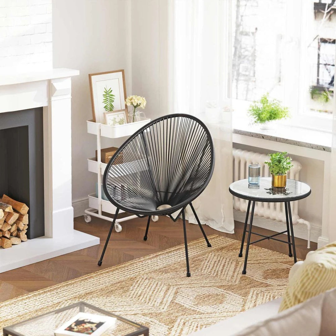Outdoor Seating Set 3 Piece Acapulco Chairs With Table – product view 6 | Ridgefield Furniture