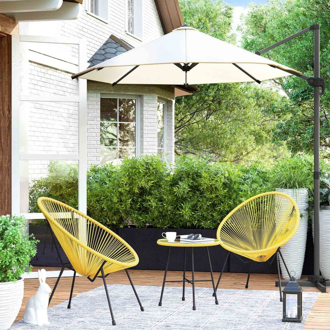 Outdoor Seating Set 3 Piece Acapulco Chairs With Table – product view 13 | Ridgefield Furniture