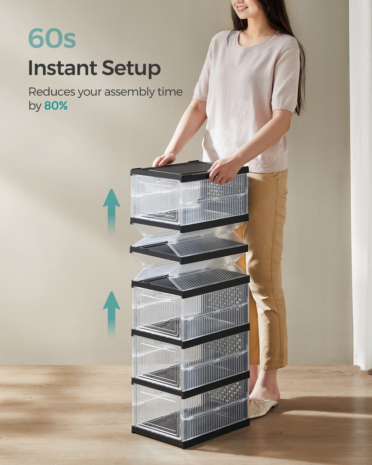 Pack Of Stackable Shoe Boxes - product photo 04