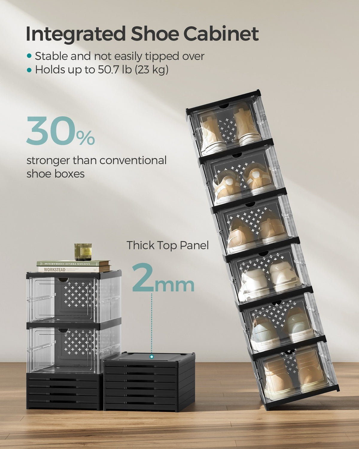 Pack Of Stackable Shoe Boxes - product photo 05