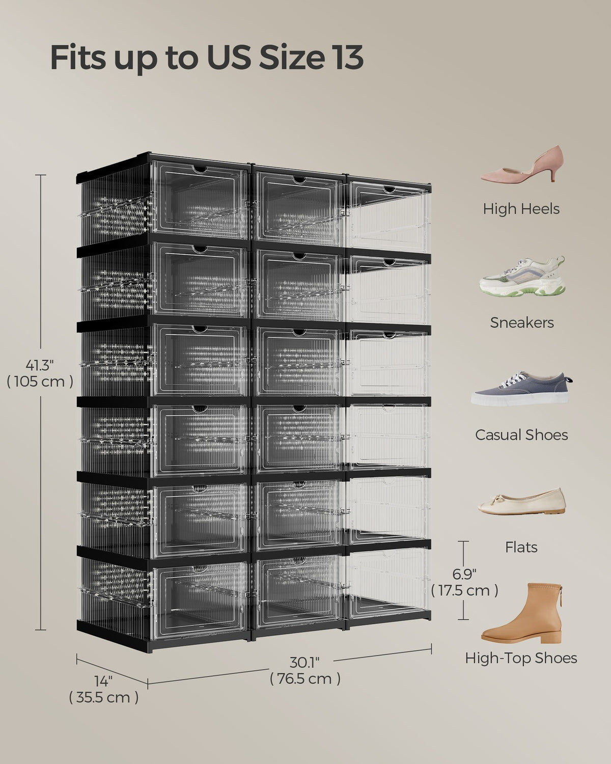 Pack Of Stackable Shoe Boxes - product photo 23