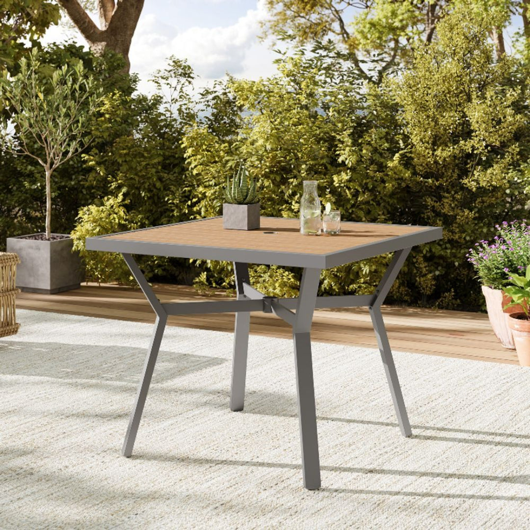 Patio Dining Table With Umbrella Hole Outdoor Table – product view 2 | Ridgefield Furniture