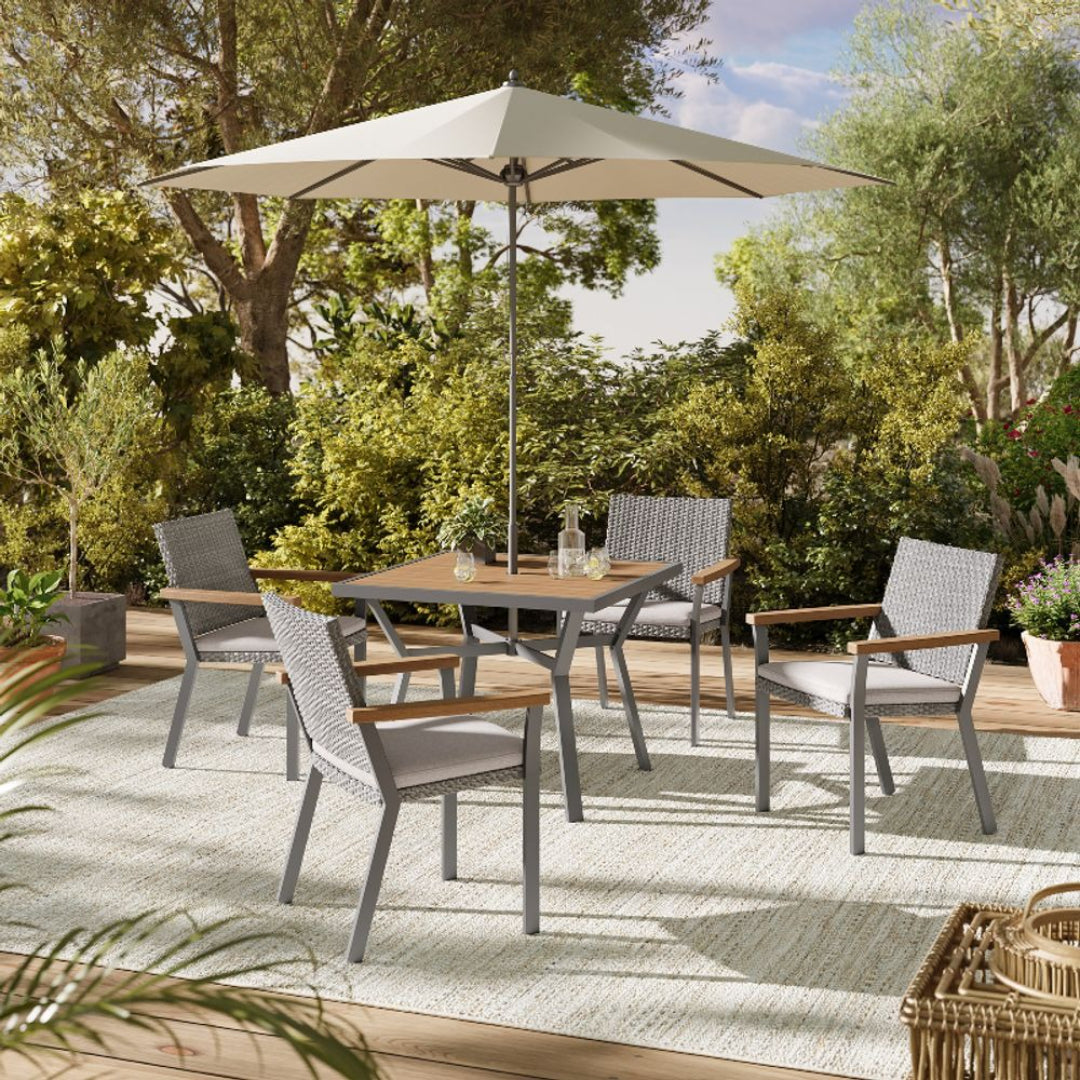 Patio Dining Table With Umbrella Hole Outdoor Table – product view 3 | Ridgefield Furniture