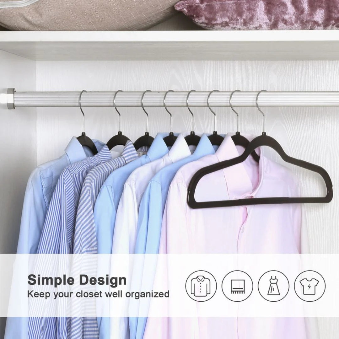 Plastic Coat Hangers Pack Of 50 – product view 24 | Ridgefield Furniture