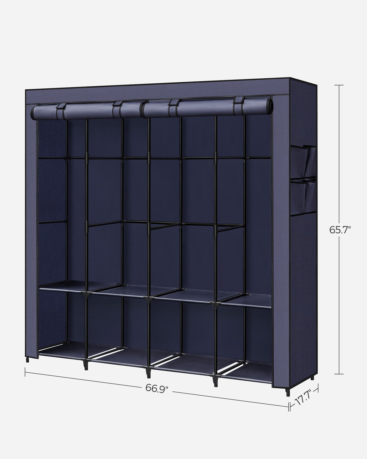 Portable Closet With 3 Shelves - product photo 54