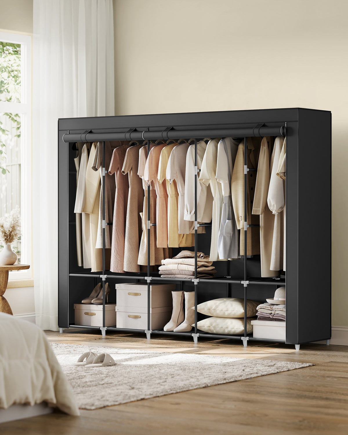 Portable Closet With 3 Shelves - product photo 57